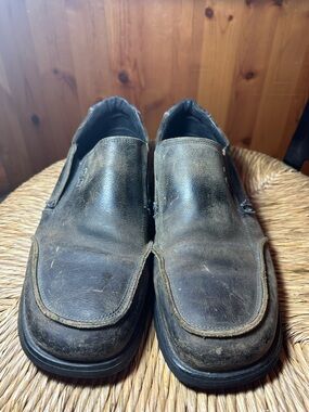 BED STU Phantom Loafer Slip-on Shoe Men’s 13 Brown Distressed Leather Rugged